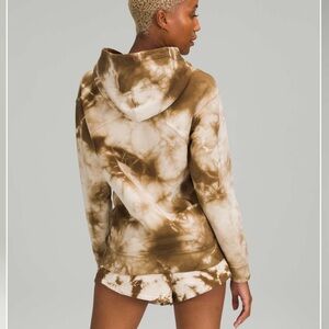 Lululemon Athletica All Yours Sweatshirt Hoodie in Earth Dye Sand (Tie Dye)